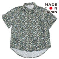 floral pattem シャツ フローラルブラック