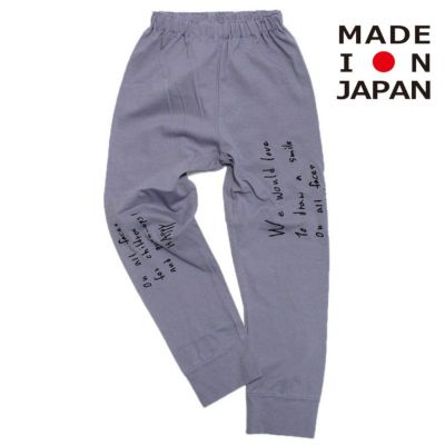 embroidery　レギンス メタルグレー