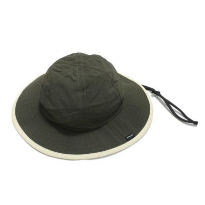 UVCUT  NYLON PIPING ハット カーキ(59)