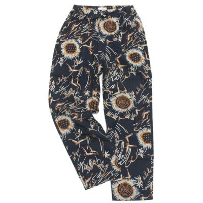 SUMMER PRINT EASY パンツ ネイビー(69)