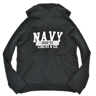 NAVY パーカー クロ