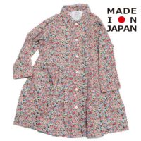 フラワーパターンワンピース フラワーレッド