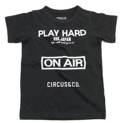 PLAY HARD Tシャツ ブラック