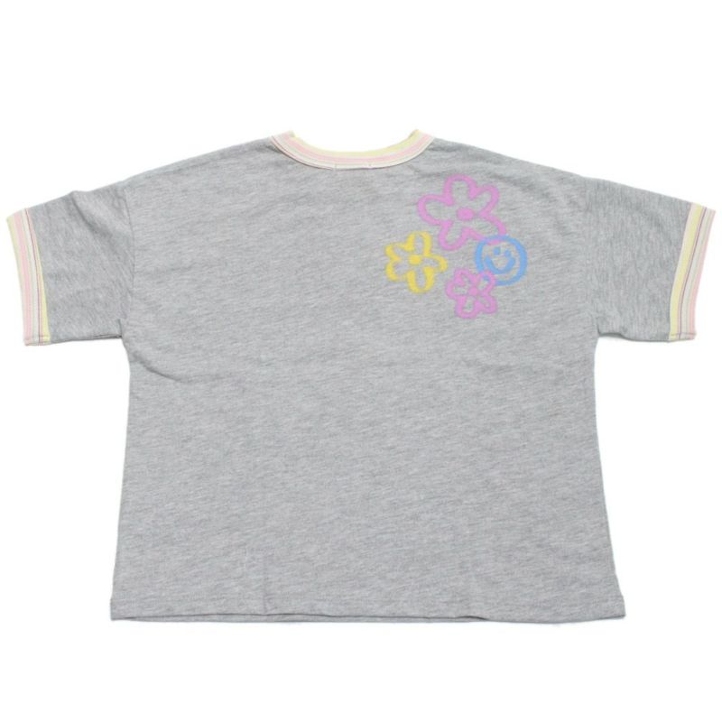 ニードルワークス] 【NeWo】ペイントロゴTシャツ グレー ｜子供服の