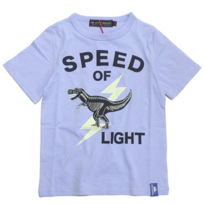 蓄光楽LUCK TEE（恐竜） ラベンダー(88)