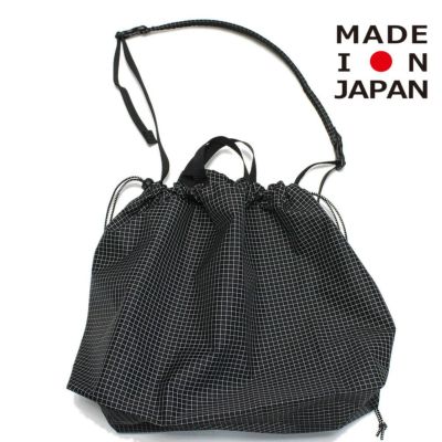 drawcord ジムバッグ ブラック