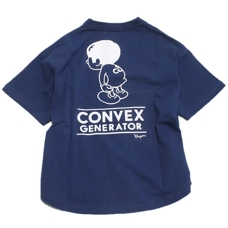 ジェネレーター] CONVEX×GN シルエット Tシャツ ブルー(BL) ｜子供服の