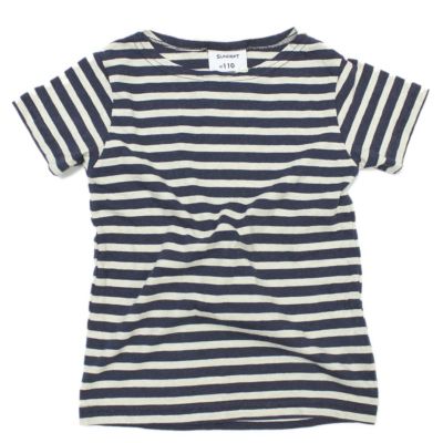 【SUNDEPT】BORDER　Tシャツ ネイビー