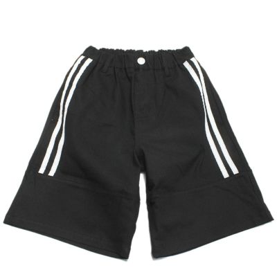 サイドラインショートパンツ ブラック
