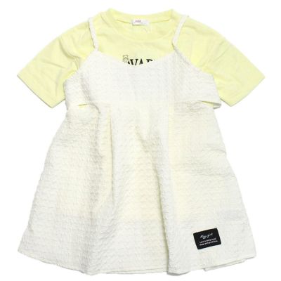 ポコポコキャミ Tシャツセット オフホワイト(OW)