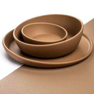 eeveve(イービーブ) 【ギフトボックス入り】 プレート・ボウル3点セット Autumn Gold Dark