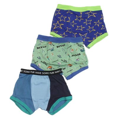 3Pボクサーパンツ レインボー×ブルー×グリーン