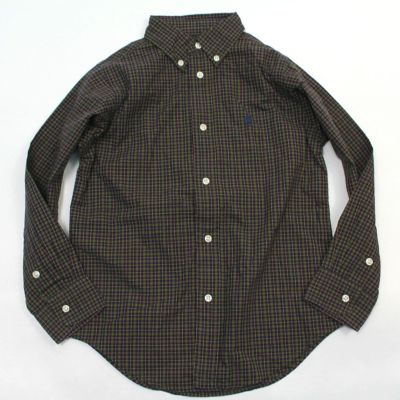 RalphLauren ラルフローレン ボタンダウン チェック シャツ パープル