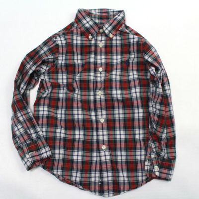 RalphLauren ラルフローレン ボタンダウン チェック シャツ レッド