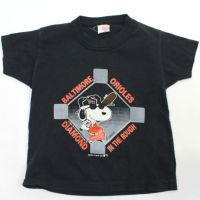 90年代 ARTEX PEANUT×ORIOLES コラボ ベースボールTシャツ ブラック