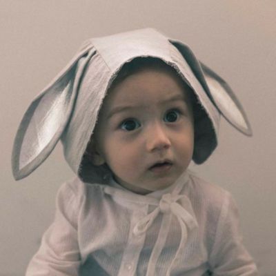 MARLMARL ボンネット 2  バニーグレー bunny grey