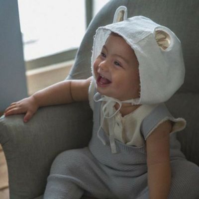 MARLMARL ボンネット 3  ベアーホワイト bear white