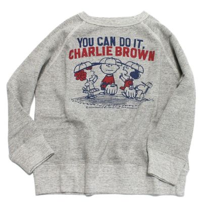 トンプキンウラケ SNOOPY BASEBALL スウェット 3GRグレー