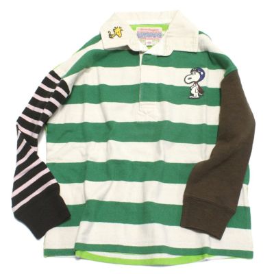 ワイドボーダー SNOOPY ラガーシャツ 91CZYクレイジー