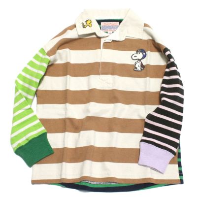 ワイドボーダー SNOOPY ラガーシャツ 92CZYクレイジー