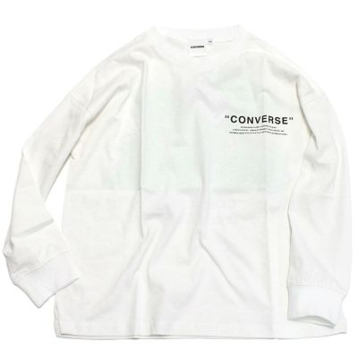 【CONVERSE×RAT EFFECT】バックプリントスーパーBIGロンT オフホワイト