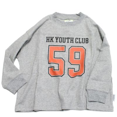 youth long スリーブ グレー
