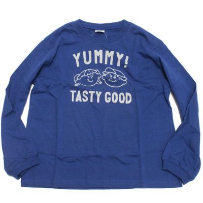 YUMMYロングTEE ブルー(BL)