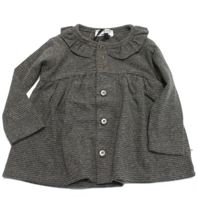 ORLINAフリルカーディガン グレー(GRAY)