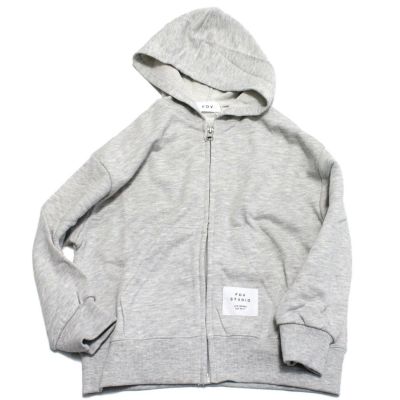ジップアップパーカー 杢グレー(TG)
