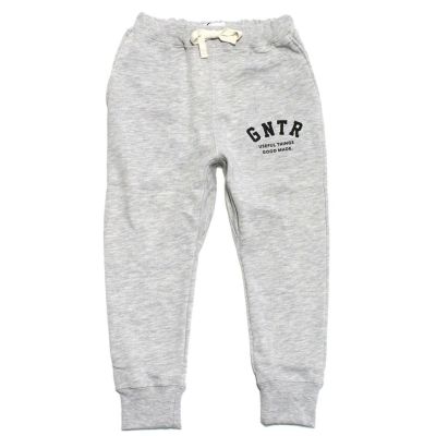 裾リブパンツ 杢グレー(TG)