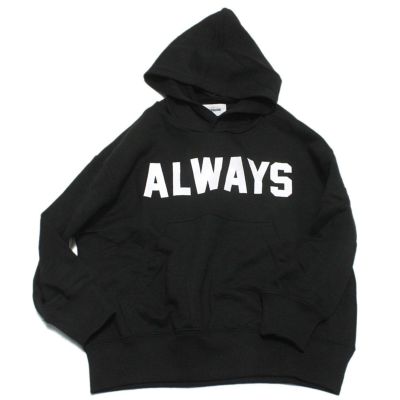 ALWAYS パーカー ブラック(BK)