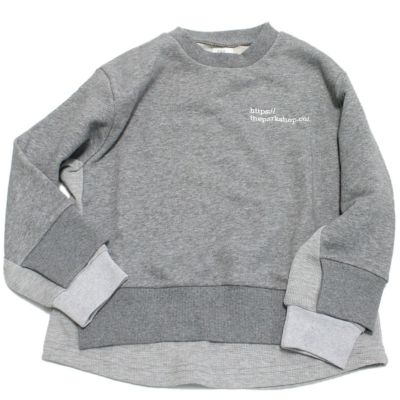 WAFFLE＆SWEAT クルー グレー