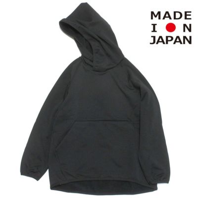 CORDURA back fleece フーディ ブラック
