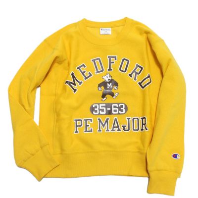 REVERSE WEAVE CREW NECKS SWEATシャツ ゴールド(748)