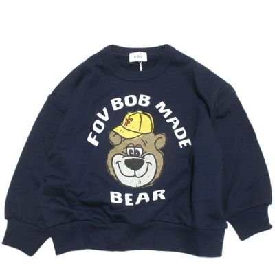 【FOVBOB】BEAR ビッグトレーナー ネイビー(NV)