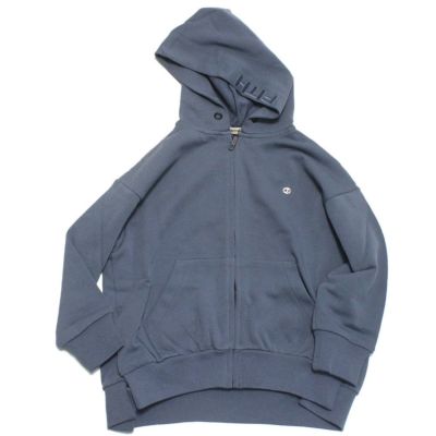 サラサラウラケ ZIP UP パーカー 14BLブルー