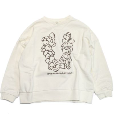 logo bearトレーナー オフ(2)