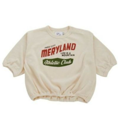 ロゴプリントベビーバルーンTシャツ アイボリー(IV)