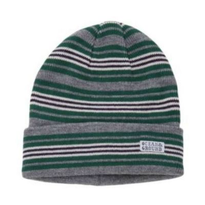 ボーダーニットCAP グレー(GY)
