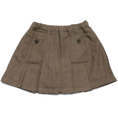 チェックプリーツスカパン チャ(21)