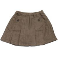 チェックプリーツスカパン チャ(21)