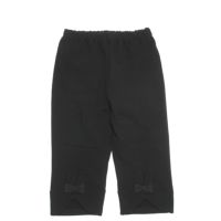 ストレッチミニ裏毛7分丈パンツ ブラック(BK)
