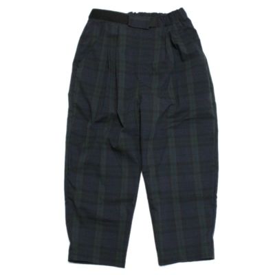 walesパンツ チェックネイビー