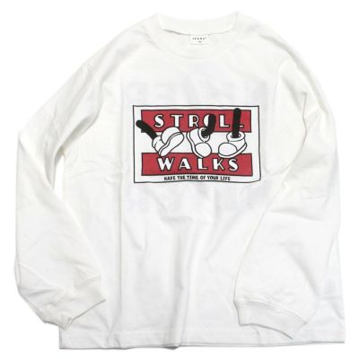 STROLL WALKSロングTシャツ オフホワイト(OW)