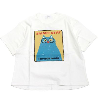 【FOVBOB】CAT Tシャツ ホワイト(WH)