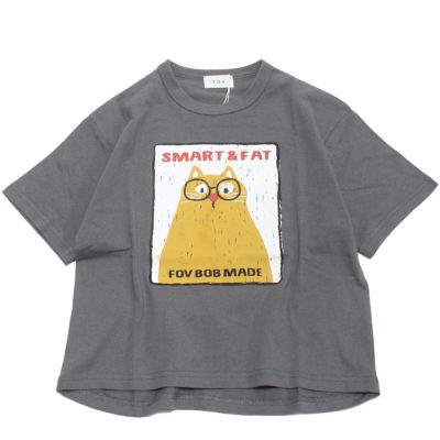 【FOVBOB】CAT Tシャツ チャコールグレー(CG)