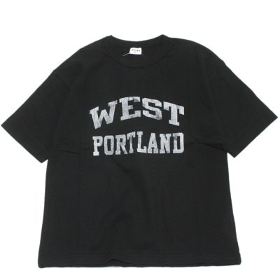 WESTバック切替Tシャツ ブラック(BK)
