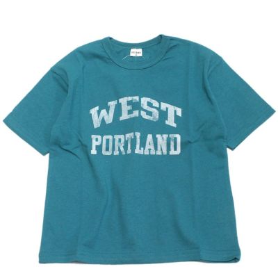 WESTバック切替Tシャツ グリーン(GN)