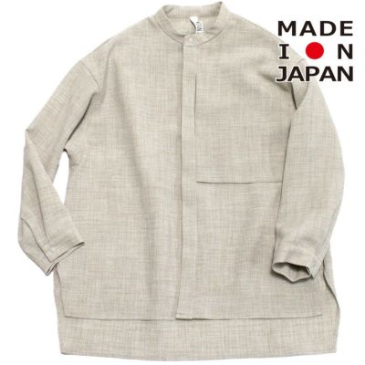 comfort canvas pocket シャツ サンド