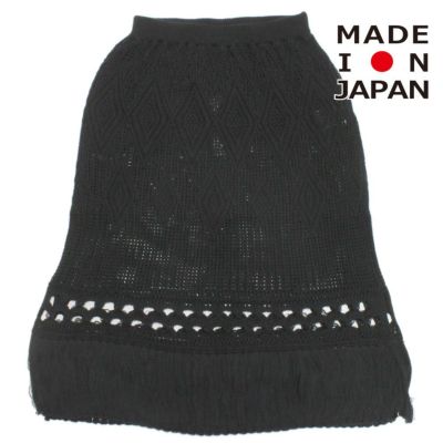 Lacework Knit スカート フェイデッド ブラック